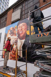 Artists;Brooklyn;Frescoes;Frescos;Kaleidos;Kaleidos-images;Mural-Paintings;Painters;Paintings;Tarek-Charara;USA;La-parole-à-limage
